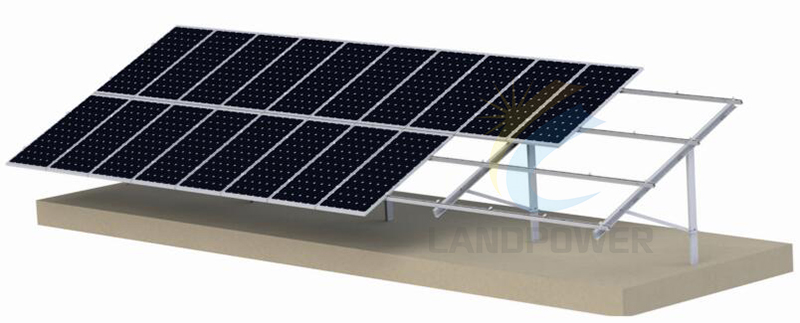 pile driven solar ground mounting